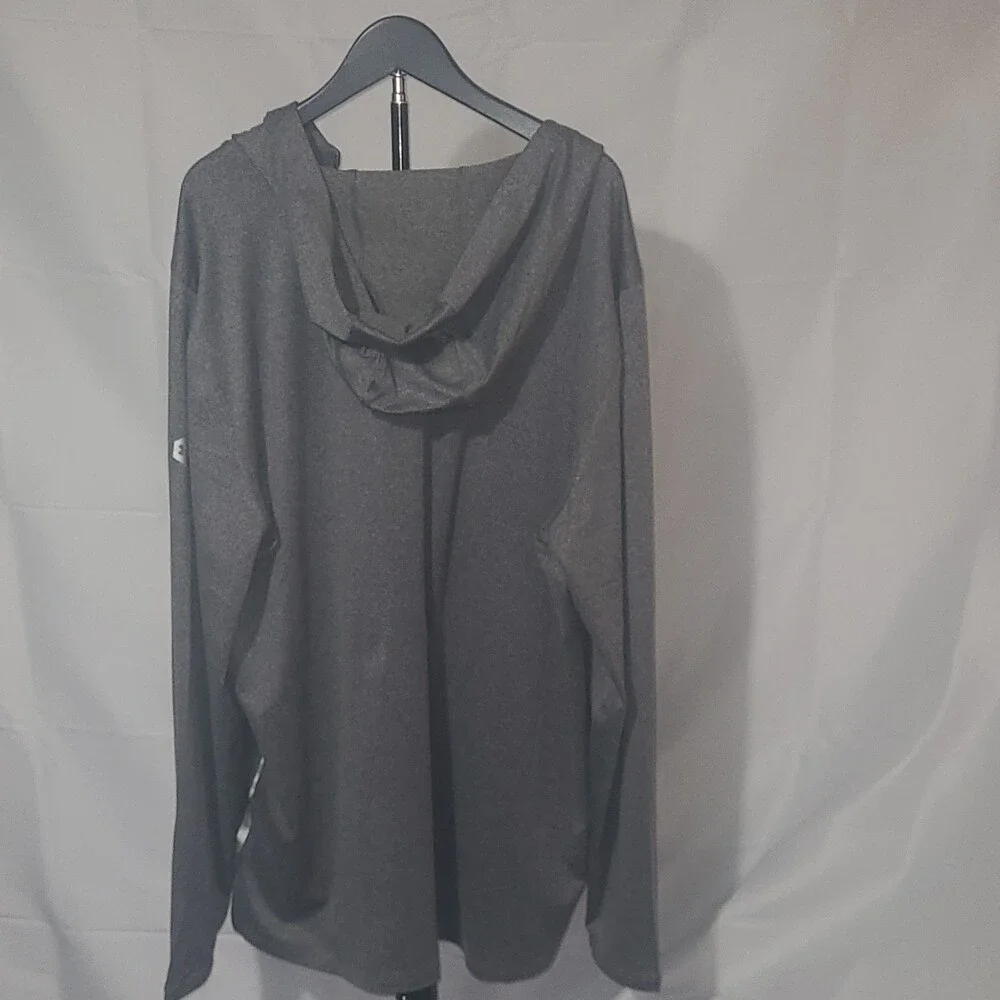 Under Armour Men's 2XL Gray Pullover Hoodie Polyester Long Sleeve Activewear